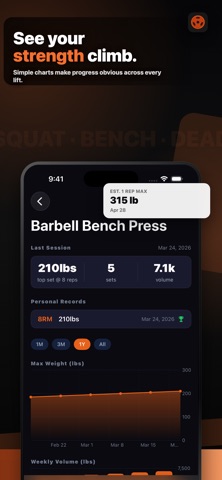 IronLog — Workout Tracker Screenshot 3 of 9