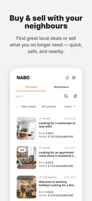 Nabo: Local Marketplace screenshot 2