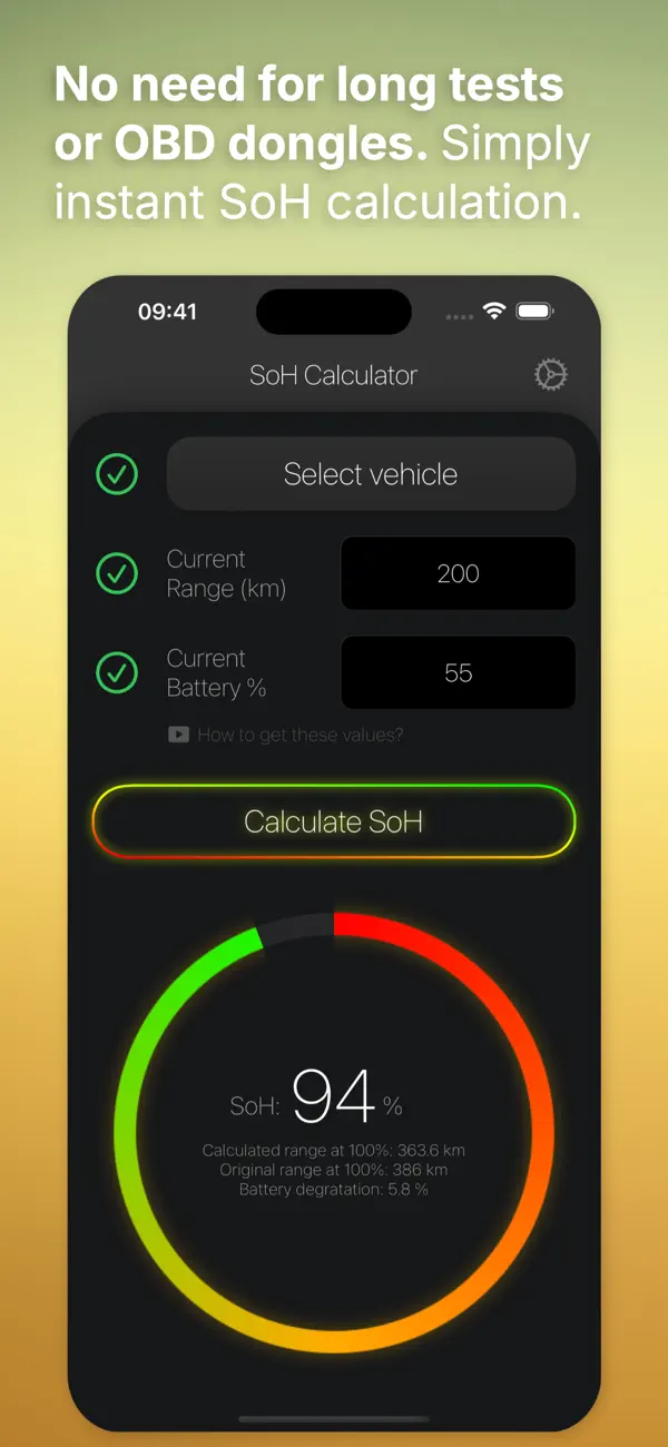 Screenshot #2 pour SoH Calculator