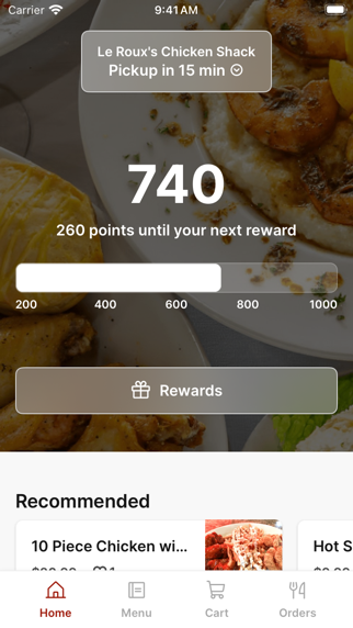 Le Roux's Chicken Shack iPhone screenshot 1 - Food & Drink app