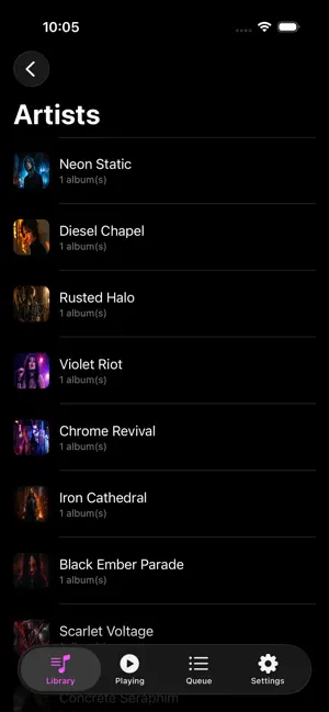SonicVibe Music Player screenshot 2