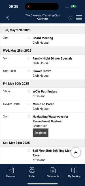 Cleveland Yachting Club screenshot 3