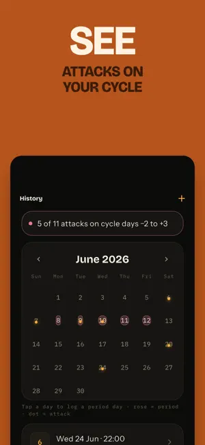 Migraine Tracker & Cycle: Baro screenshot 3