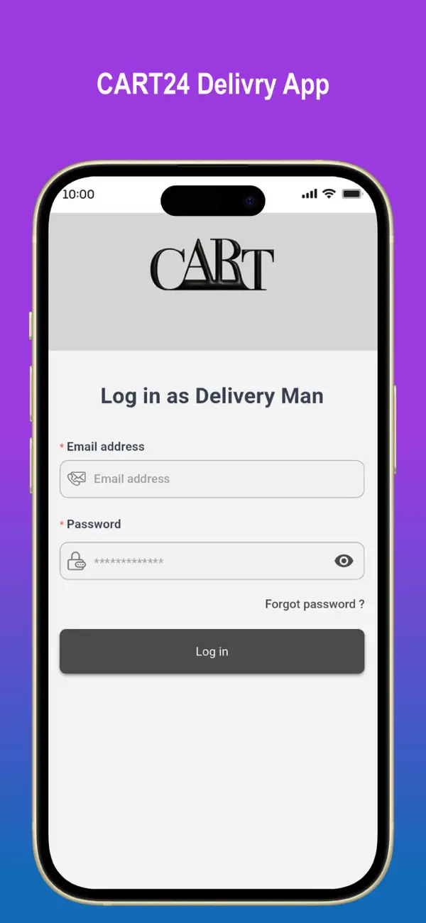 Screenshot #1 pour CART24 DELIVERY