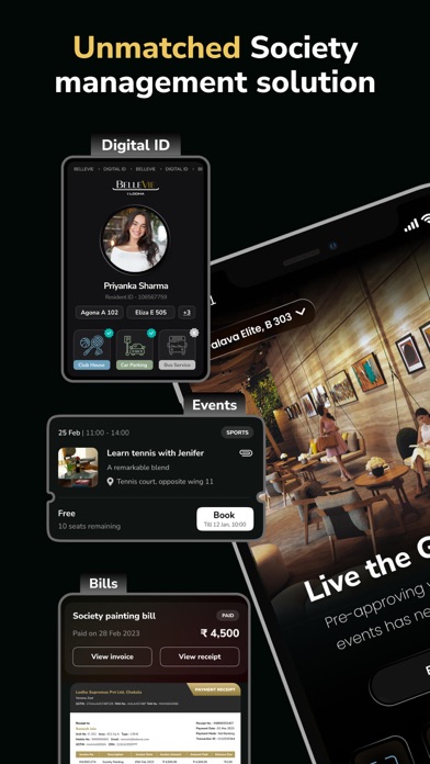 BelleVie Premium Lifestyle App Screenshot