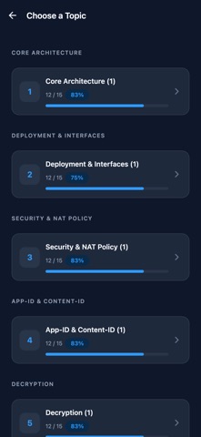 PCNSE Network Security Prep screenshot