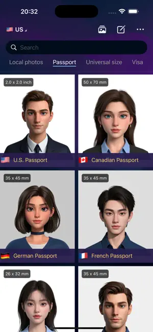 Passport Photo : ID Photo Tool screenshot 1