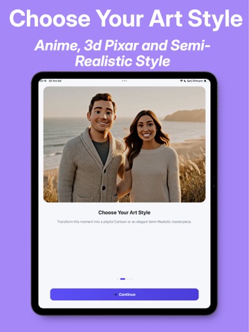 Love Story AI: Photo to Story iPad screenshot