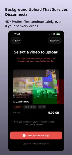 UploadToTube screenshot 2