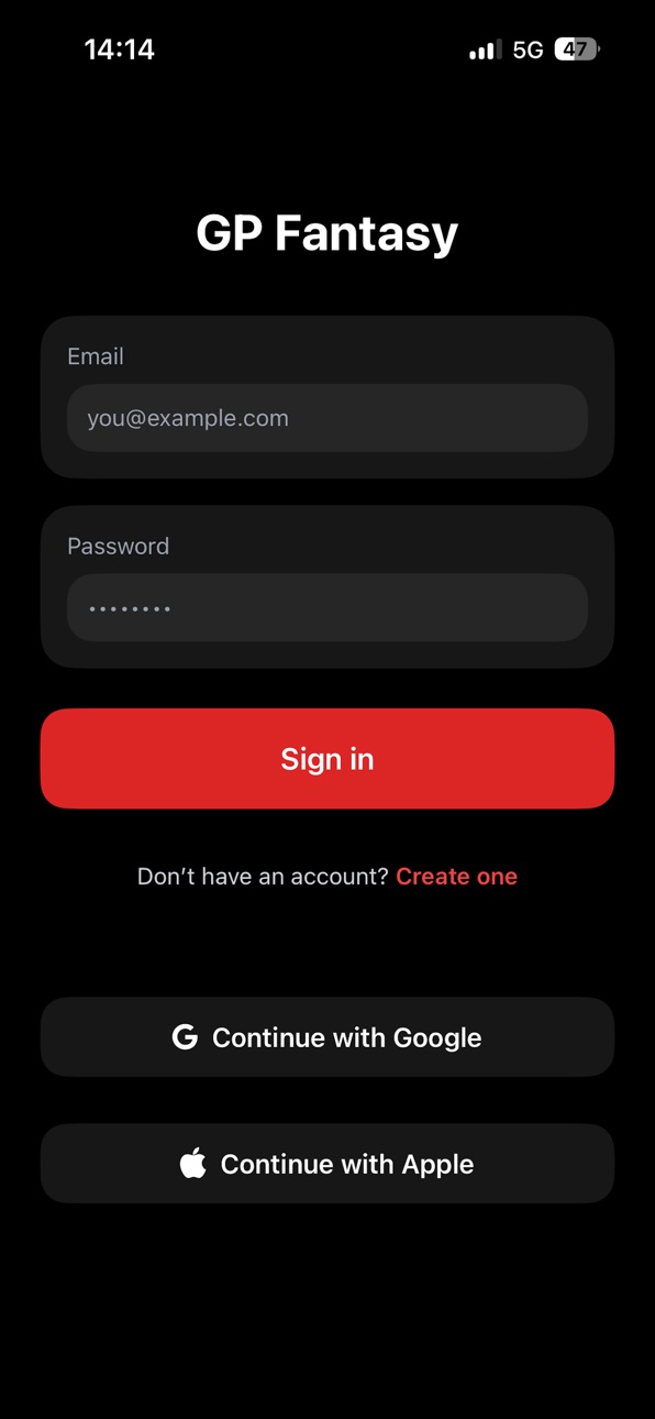 iPhone screenshot