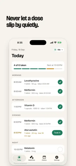 Yepdose: Medicine Reminder screenshot 1