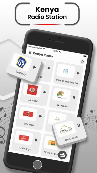 Screenshot #1 pour Live Kenya Radio Stations