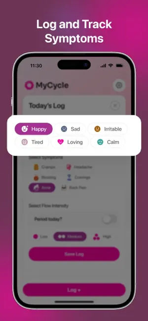 MyCycle AI: Period Tracker screenshot 2