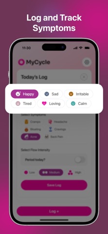 MyCycle AI: Period Tracker screenshot