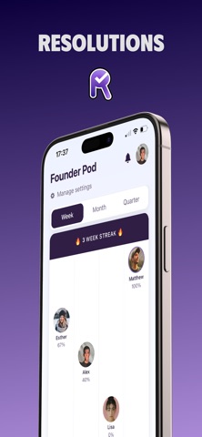 Resolutions App screenshot