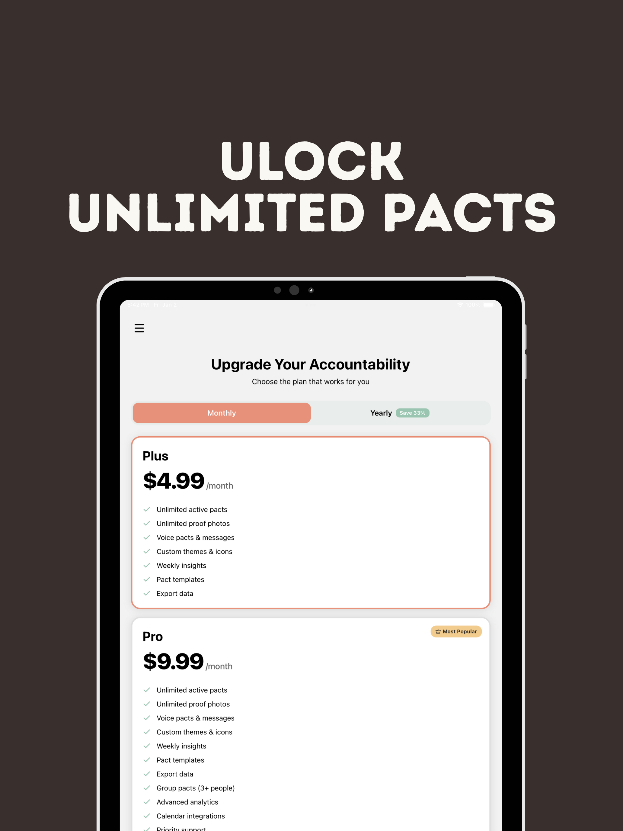 Notepact - Keep Your Promises screenshot 18