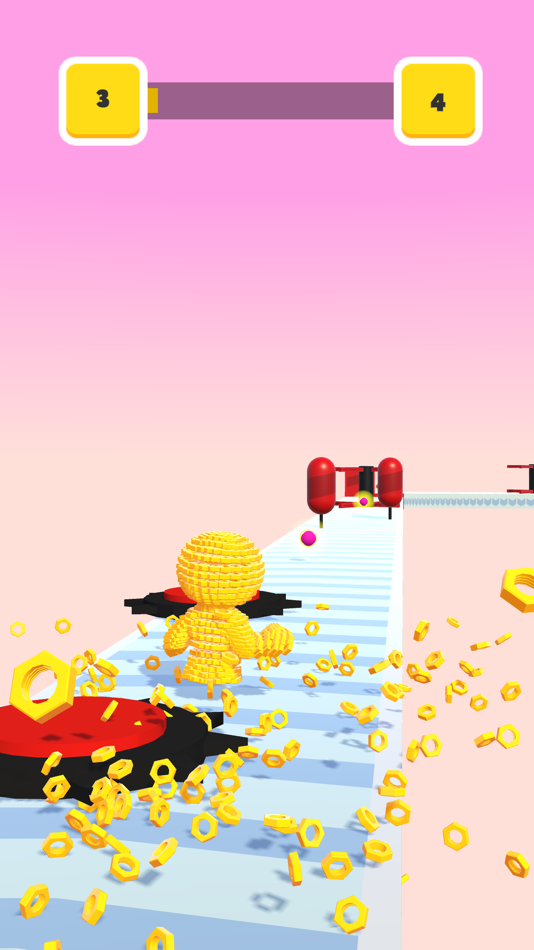 #1. Screw Man Run 3D -Bolts Escape (iOS) 由: Quang Mai duc