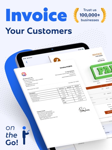 Invoice Maker & Generator App iPad screenshot