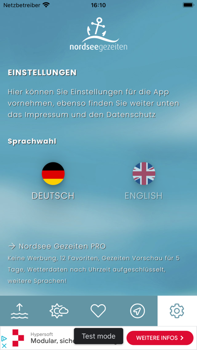 Screenshot #3 pour Nordsee Gezeiten & Wetter