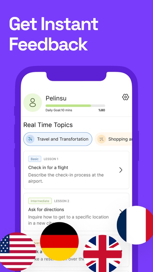 #4. Speaking Assistant & practice (iOS) 由: PAPYONLAB YAZILIM BILGI TEKNOLOJILERI TICARET LIMITED SIRKETI