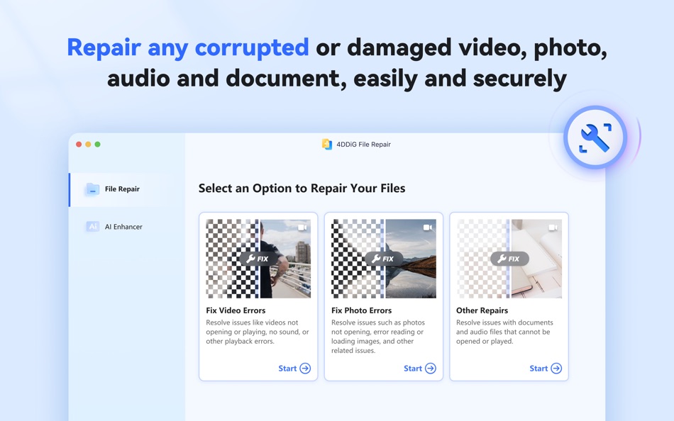 4DDiG File Repair - 1.0.1 - (macOS)