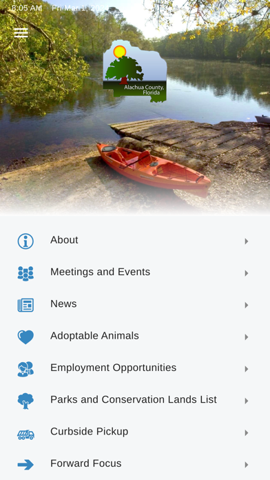 Screenshot 1 of My Alachua County App