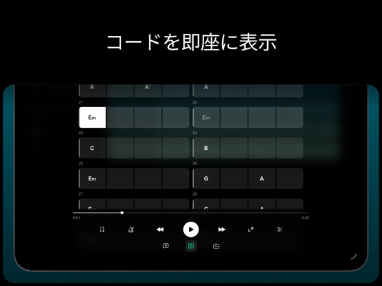 コードを即座に表示