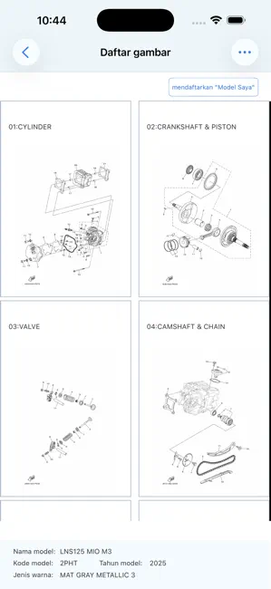 YAMAHA Parts Catalogue IDN iPhone screenshot 3