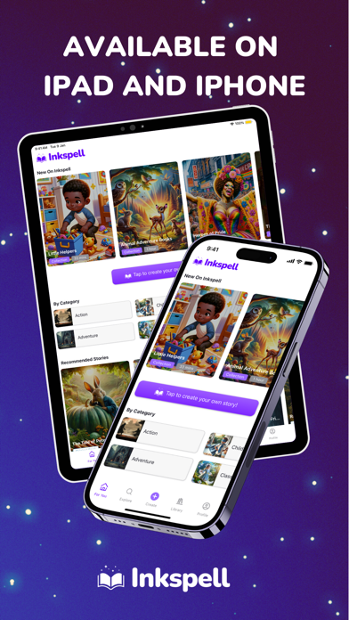 Inkspell: Create Sleep Stories iPhone screenshot 9 - Book app