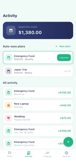 Stashly: Savings Goals screenshot 2