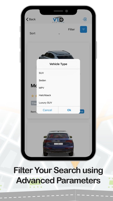 V1 Car Hire & Vehicle Rental Screenshot