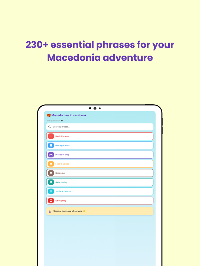 Macedonian Phrasebook