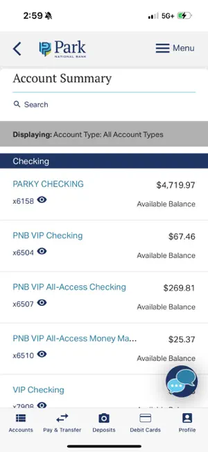 Park National Bank screenshot 2