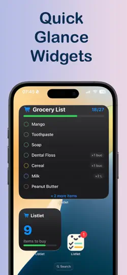 Listlet: Recipe & Grocery List iPhone Screenshot 3
