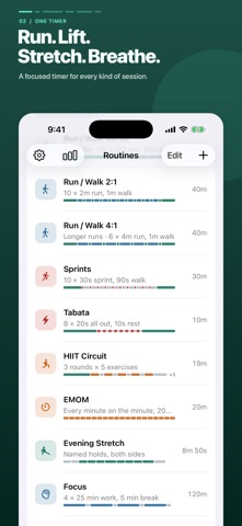 Intervals Aloud: Voice Timer Screenshot 2 of 6