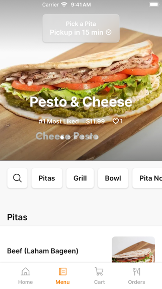 Pick a Pita app screenshot 2