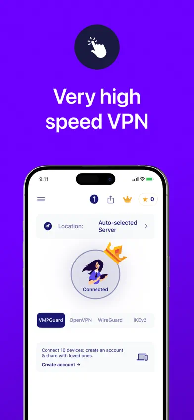 VPN - Secure Proxy VMP ™ screenshot 1