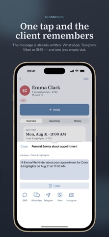Pocket Client Book: Diary Screenshot 6 of 10