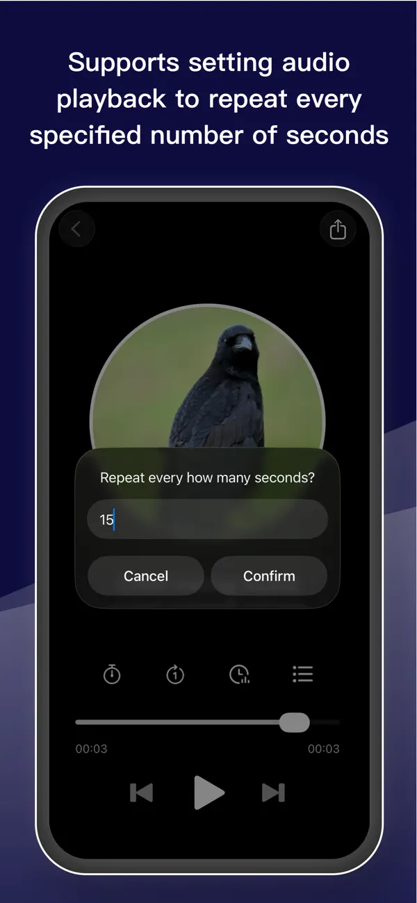 Screenshot #2 pour Crow Call Player:predator call