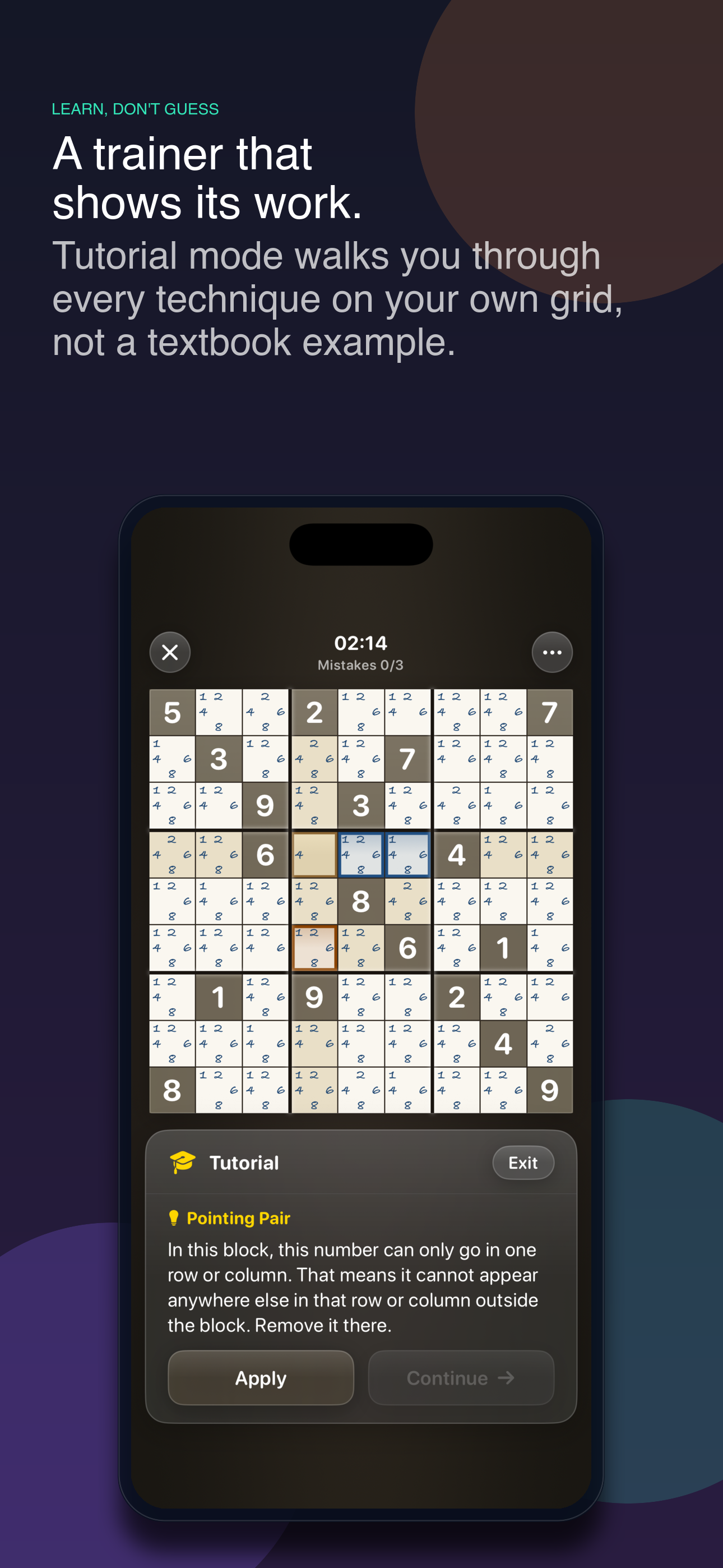 Sudoku Pro: Puzzles & Trainer screenshot 5