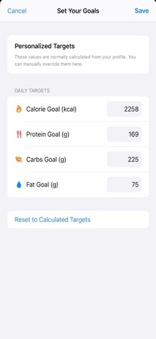 Easy Calorie Tracker Screenshot 5 of 5