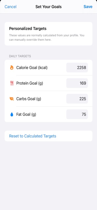 Easy Calorie Tracker Screenshot 5 of 5