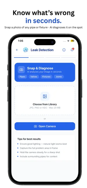 PlumbingAI screenshot 2