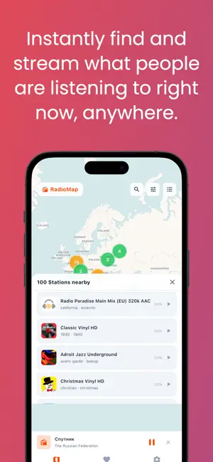 RadioMap: Live World Stations screenshot 3