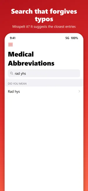 Medical Abbreviations Offline screenshot 3