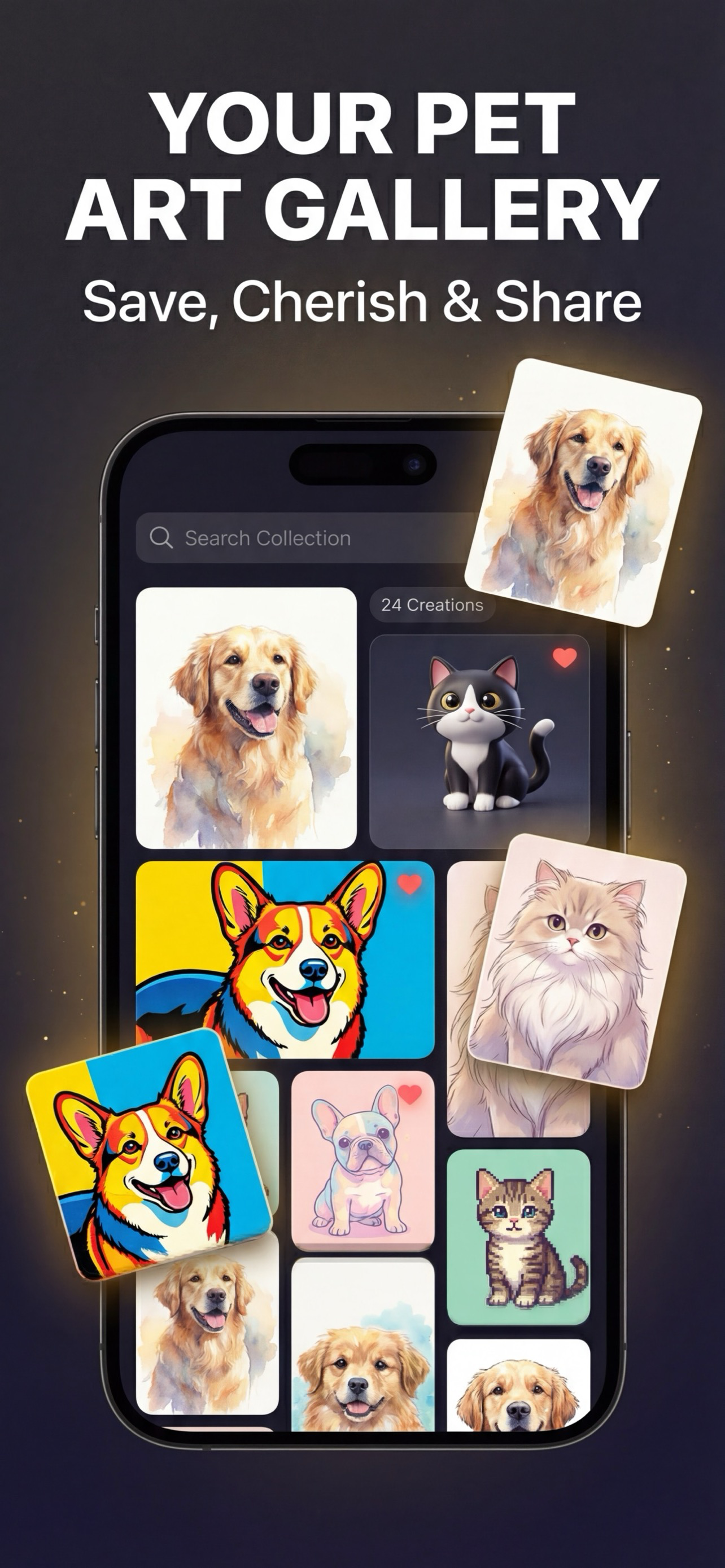 Pet Cartoon: AI Photo & Widget