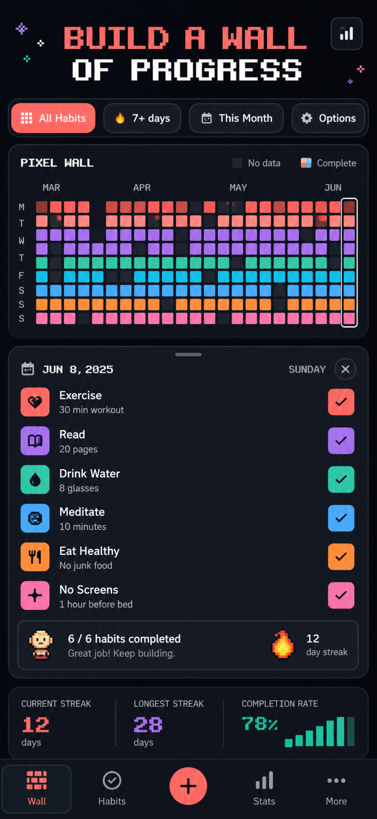 Pixel Habit Tracker & Streak screenshot 9
