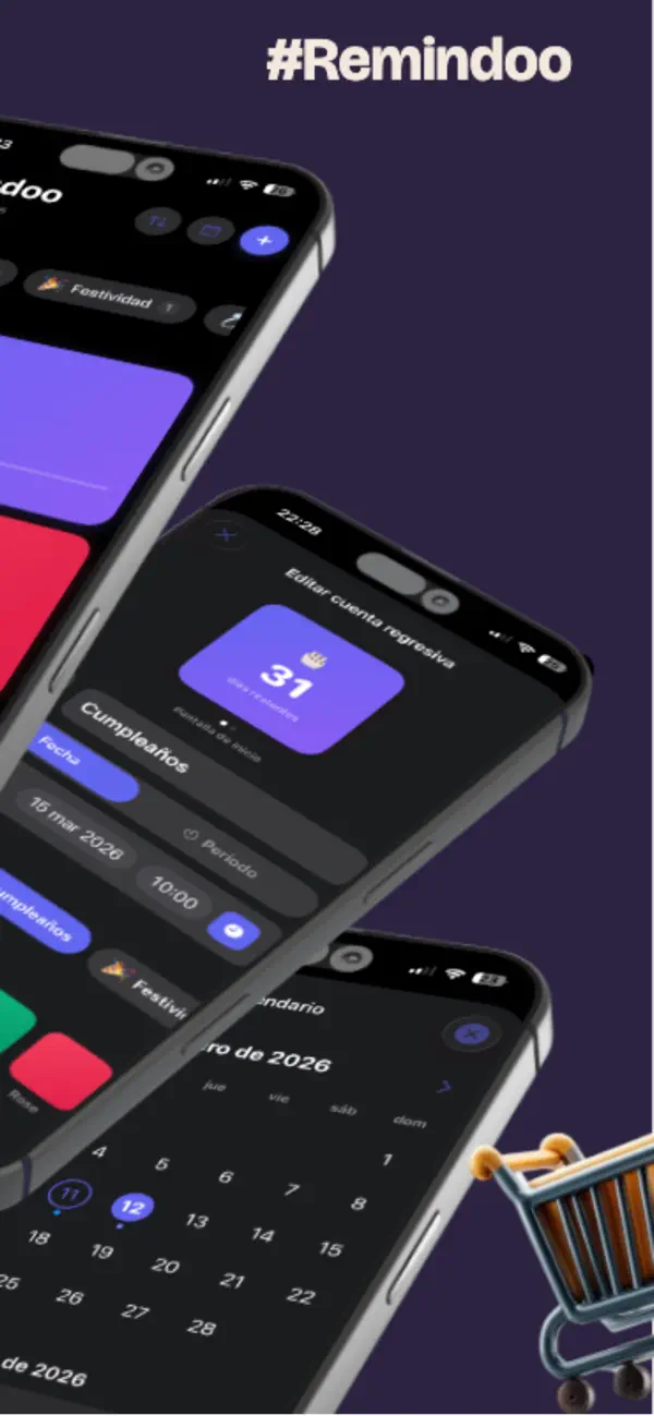 #2. Countdown Timer – Remindoo (iOS) Ved: ALEJANDRO MUNOZ GARCIA