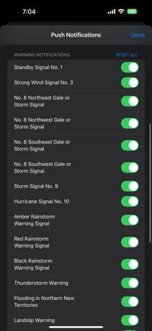 Hong Kong Warnings screenshot