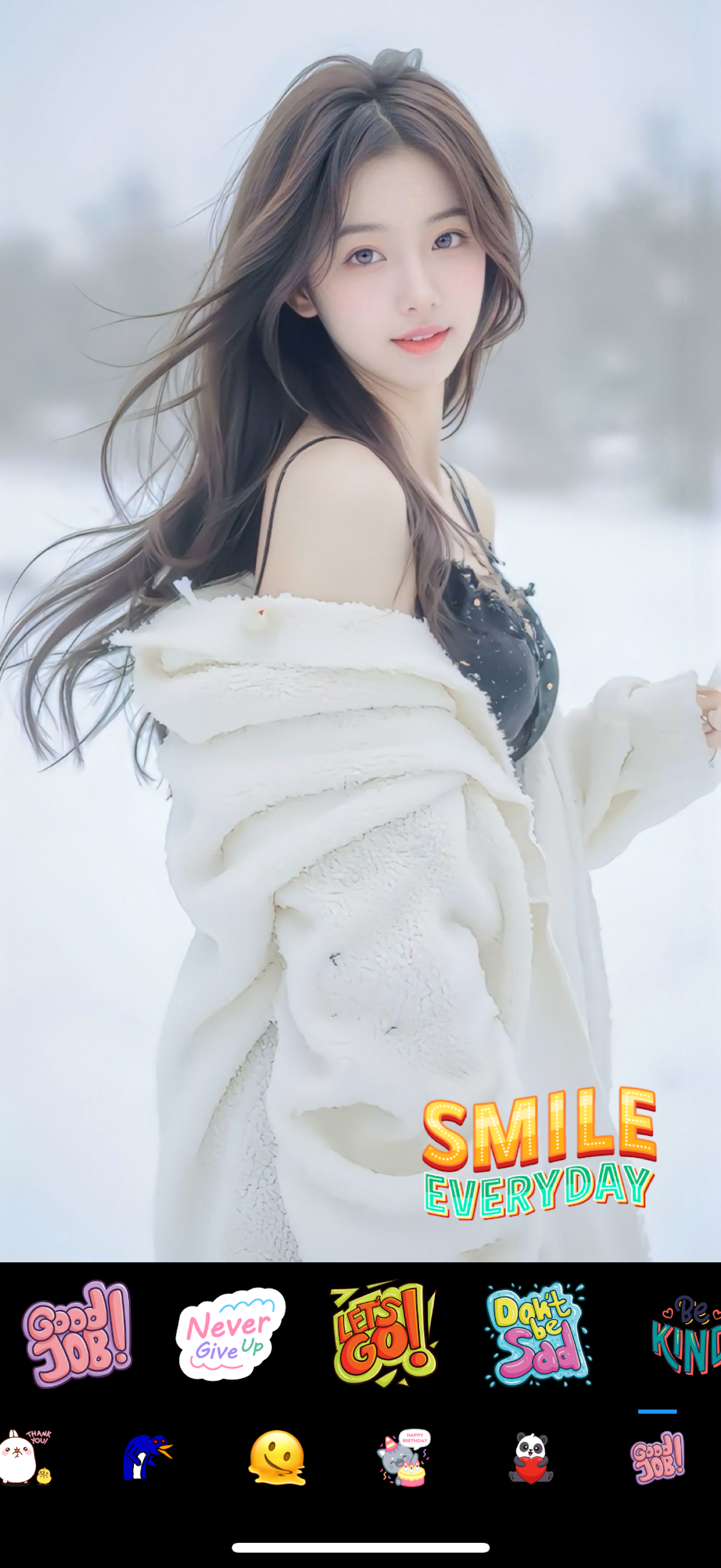 Snow Camera: Edit Photo